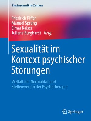 cover image of Sexualität im Kontext psychischer Störungen